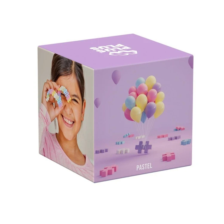 Klocki Plus-Plus Pastelowe 600el, Plus-Plus