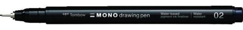 Cienkopis Mono drawing pen czarny 02 0.3mm, Tombow