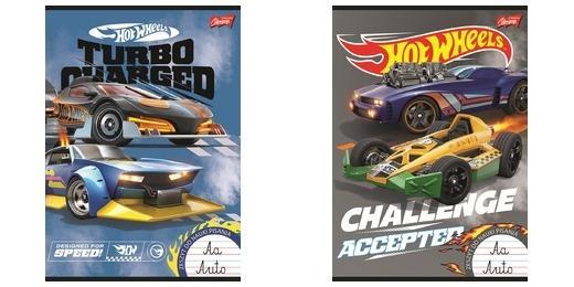 Zeszyt A4/32k linia dwukolorowa Hot Wheels (15szt)