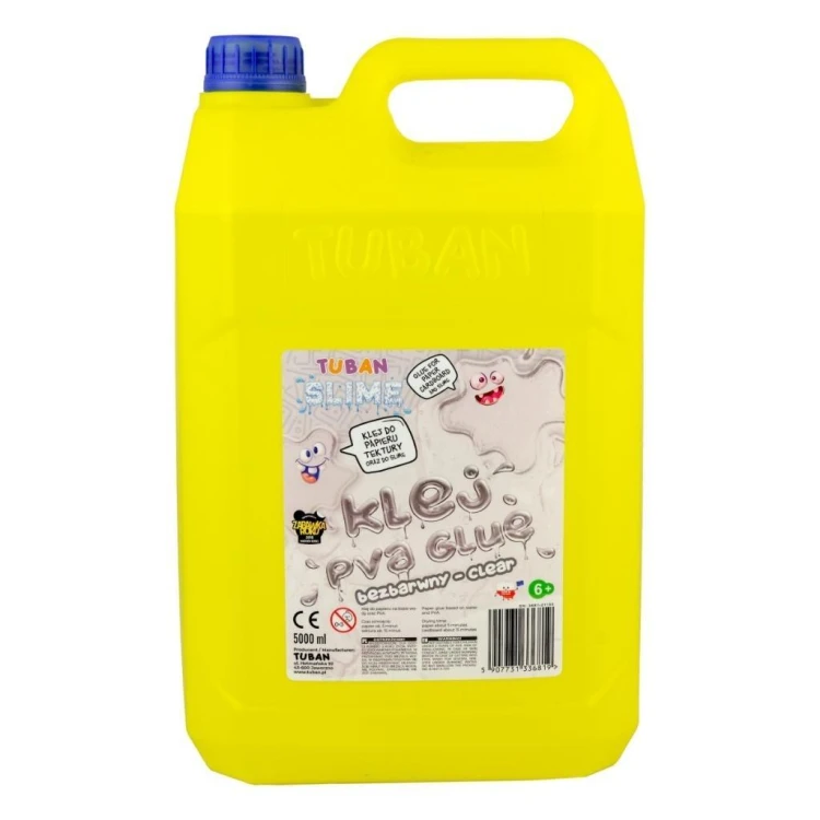 Klej bezbarwny PVA 5L TUBAN, Tuban