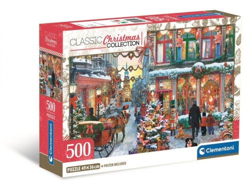Puzzle 500 Compact Joy Of Christmas, Clementoni
