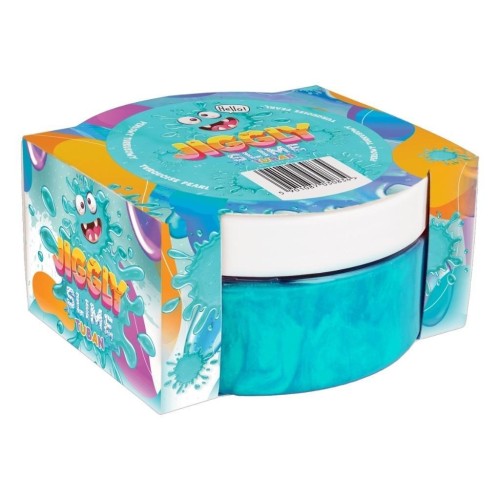 Jiggly Slime Turkusowy perłowy 200g TUBAN, Tuban