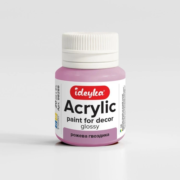 Farba akrylowa Różowy goździk 20ml, Ideyka