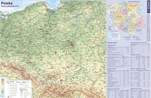 Mapa Polski. Podkładka na biurko, Demart