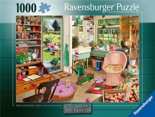 Puzzle 1000 Szopa ogrodowa, Ravensburger