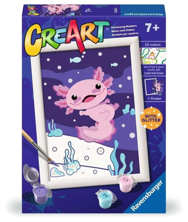 CreArt dla dzieci: Wild Animals Aksolotl