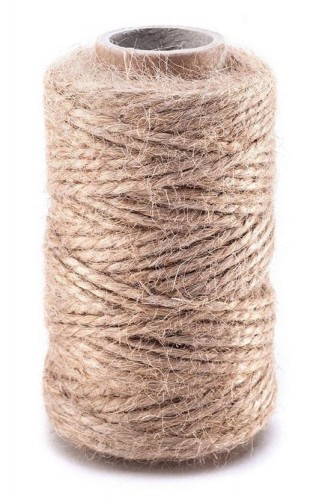 Sznurek jutowy naturalny 2mm 100g, Dalprint