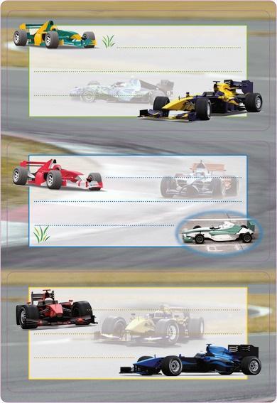 Naklejki szkolne - Formuła 6szt, Herma