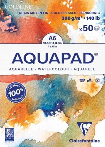 Blok A6 akwarelowy aquapad 300g 50ark