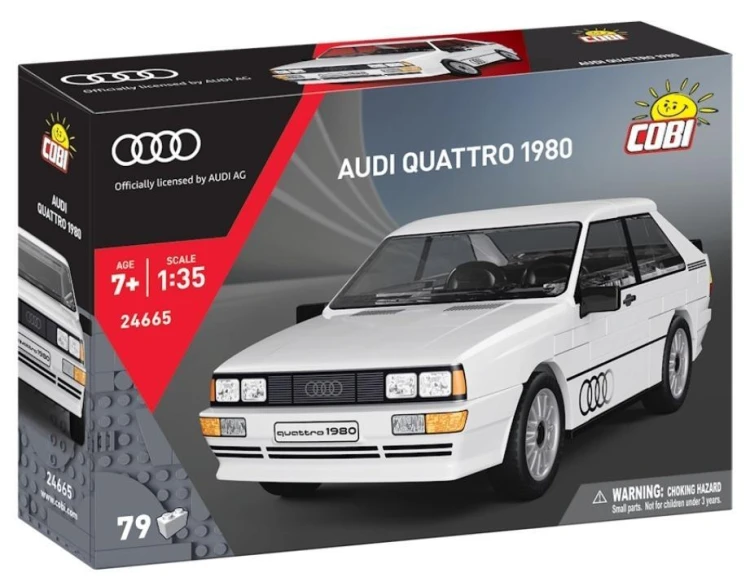 Audi Quattro 1980 (białe), Cobi