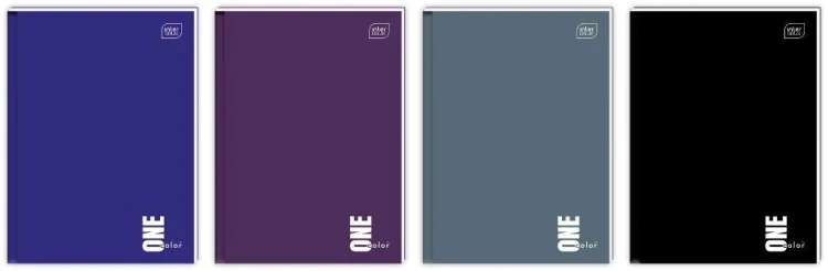 Brulion A4/96K kratka One Color (5szt), INTERDRUK