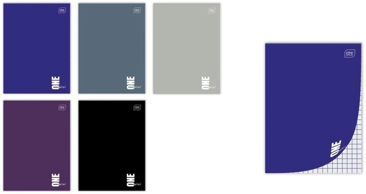 Notes A6/50K kratka One Color (20szt), INTERDRUK
