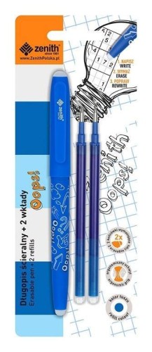 Długopis wymazywalny 0,6mm Classic + wkłady ASTRA