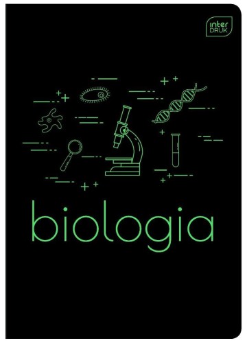 Zeszyt A5/60k kratka Biologia (10szt), INTERDRUK