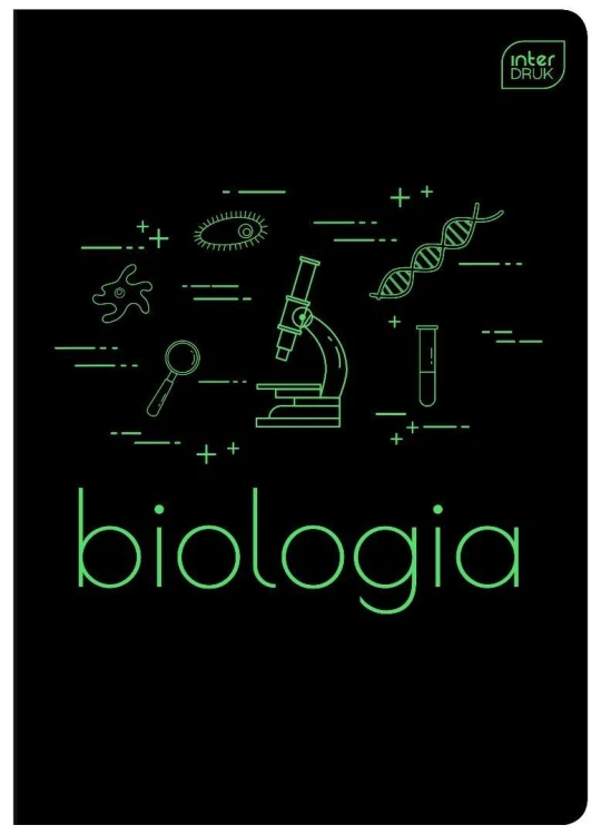 Zeszyt A5/60k kratka Biologia (10szt), INTERDRUK