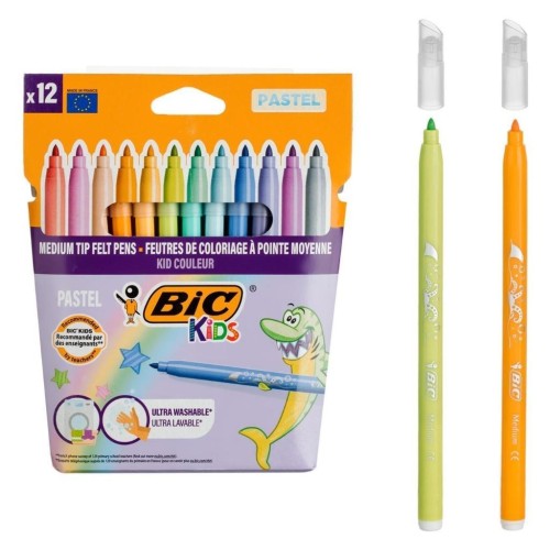 Flamastry Kid Couleur Pastel 12szt BIC, BIC