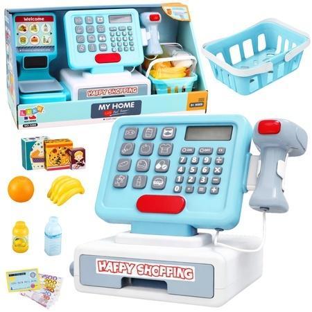 Kasa sklepowa interaktywna z akcesoriami, Leantoys