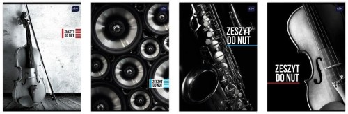 Zeszyt do nut A4/16K UV Pion (10szt), INTERDRUK