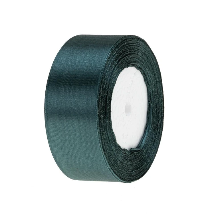 Wstążka satynowa 74 zieleń butelkowa 38mm/32m