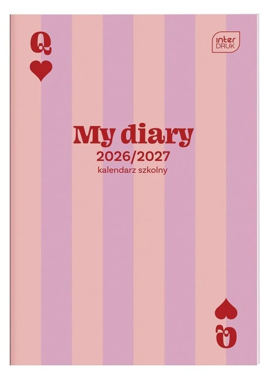 Kalendarz szkolny 2026/27 B6 Pink Card