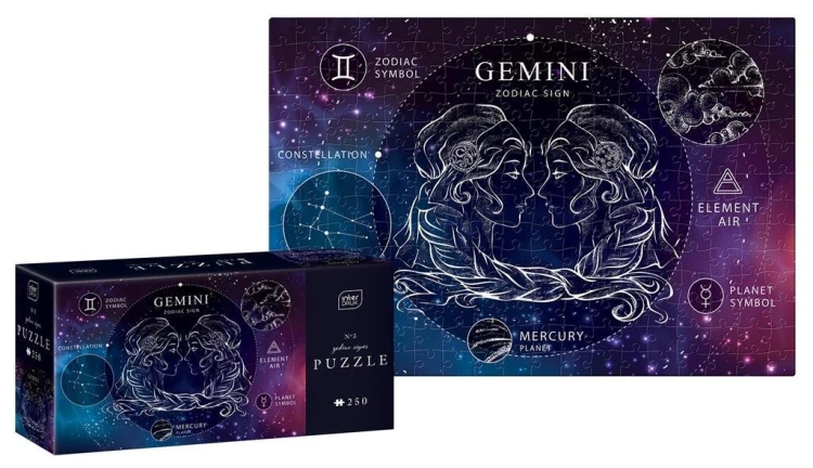 Puzzle 250 Zodiac Signs 3 Gemini, INTERDRUK