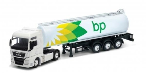 Ciężarówka Man TGX Oil Tanker 1:64 WELLY, Welly