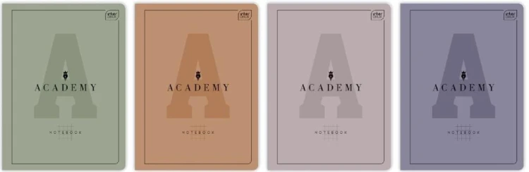 Zeszyt A5/60K kratka Academy (10szt), INTERDRUK