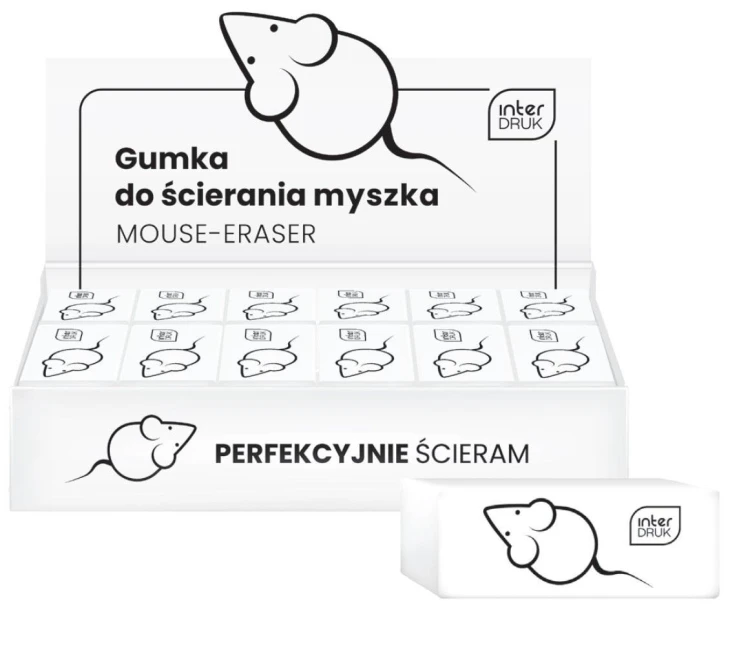 Gumka Mouse (36szt) YN NOSTER, INTERDRUK