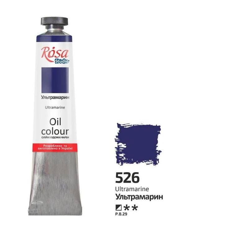 Farba olejna ultramarine 526 45ml, Rosa