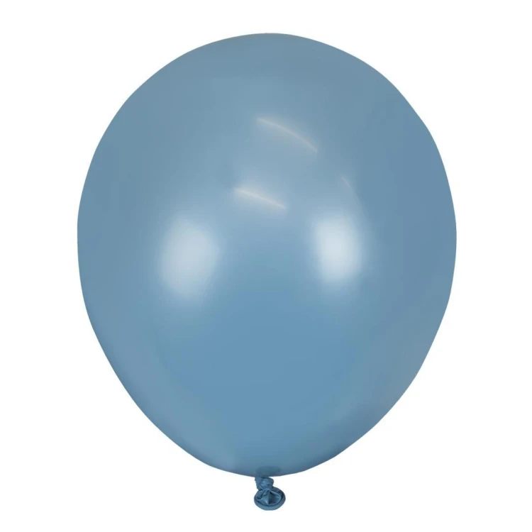 Balony pastelowe jednokolorowe niebieski 10szt