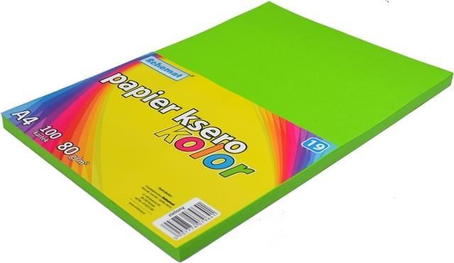 Papier ksero A4/100K zielony, Schemat