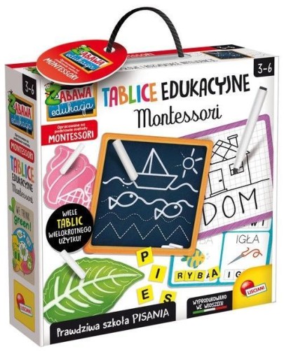 Lisciani Montessori - Tablice edukacyjne, Lisciani
