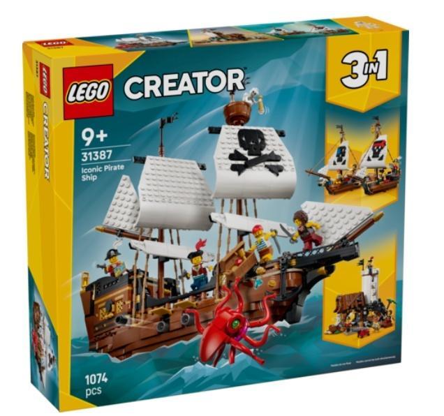 LEGO(R) CREATOR 31387 Iconic Pirate Ship, LEGO(R)