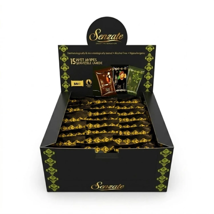 Chusteczki nawilżane Argan Senzate (36szt)