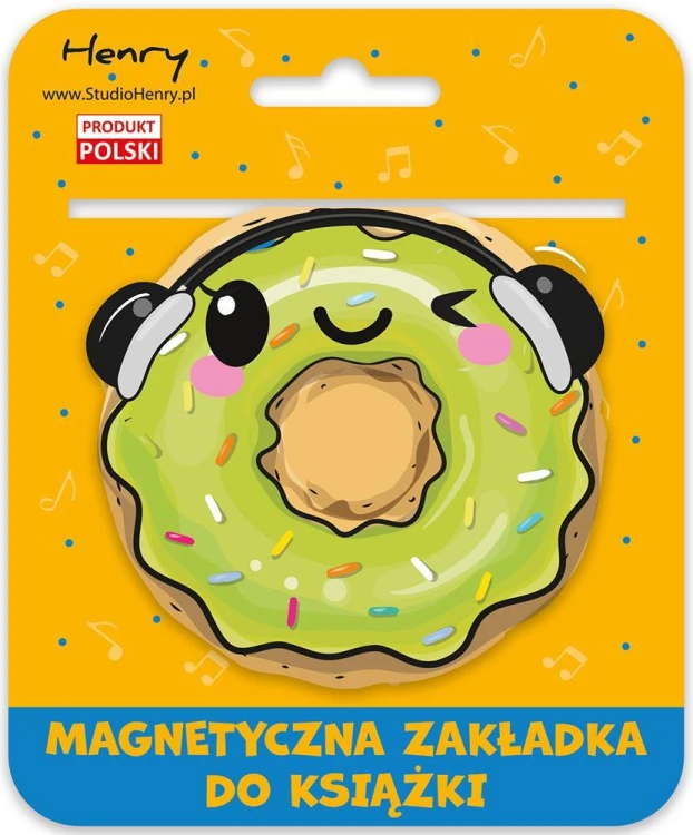 Zakładka magnetyczna Kulka z słuchawkami, Henry