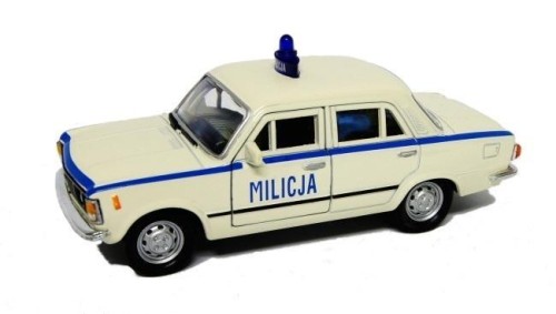 Fiat 125p 1:39 Milicja biały WELLY, Welly