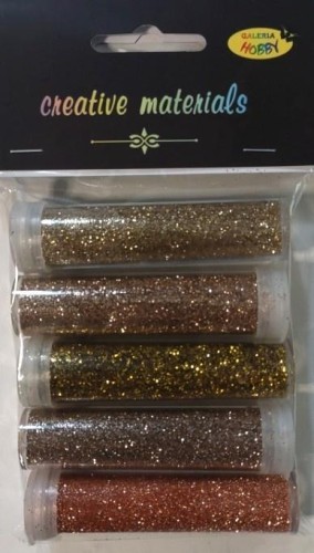 Brokat metaliczny 9g 5 kolorów, Galeria Hobby