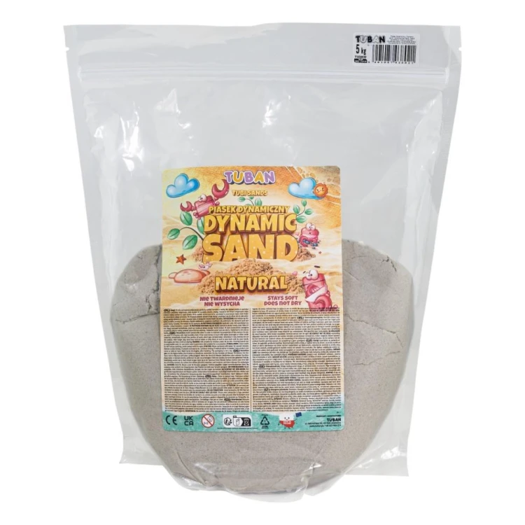 Piasek dynamiczny naturalny Doypack 5kg, Tuban