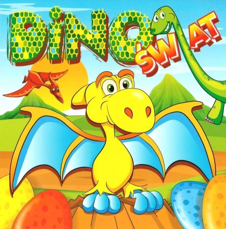Dino świat - malowanka, praca zbiorowa