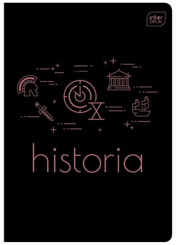 Zeszyt A5/60k kratka Historia (10szt), INTERDRUK