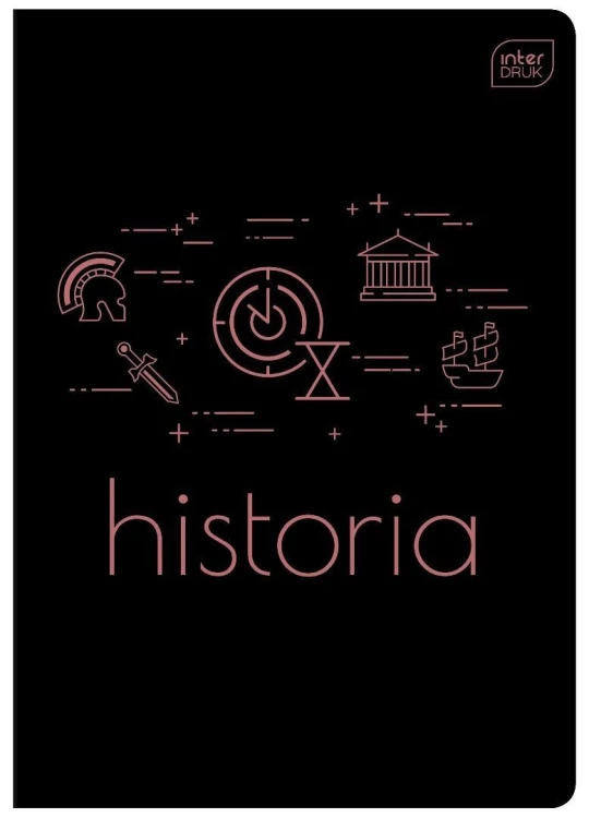 Zeszyt A5/60k kratka Historia (10szt), INTERDRUK