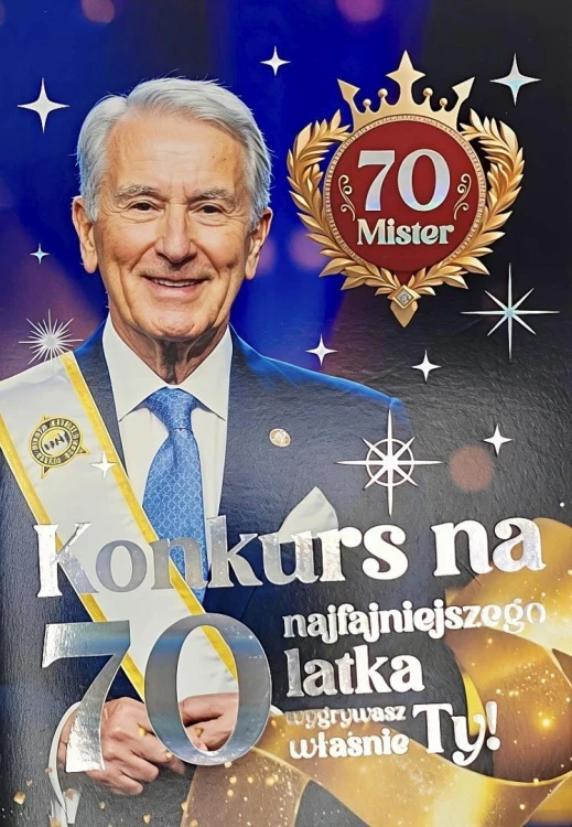 Karnet 6K z szarfą urodzinową