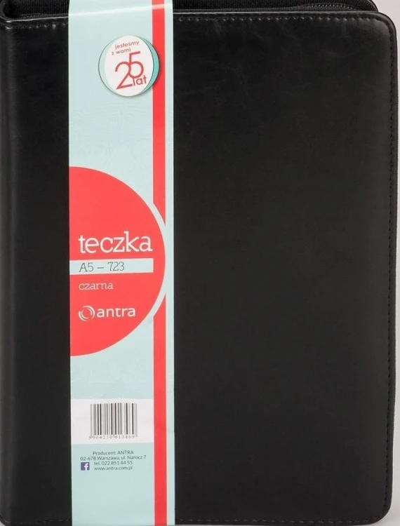 Teczka z kalkulatorem A5 723 czarna, Antra