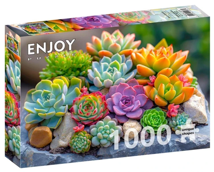 Puzzle 1000 Sukulenty, Enjoy