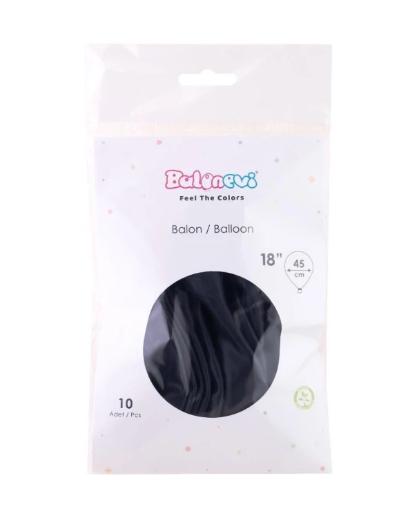 Balony lateksowe Pastel granat 45cm 10szt