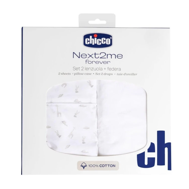 Prześcieradło Next2Me Forever G/D+P cloud, Chicco