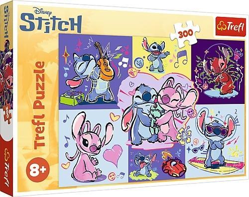 Puzzle 300 Zakręcony Stitch TREFL, Trefl