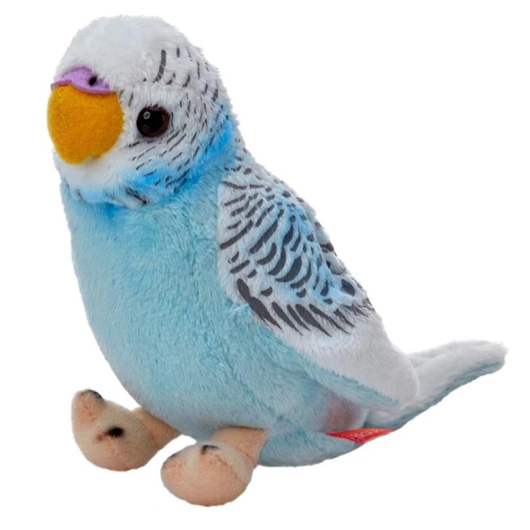 Papuga falista niebieska 13cm, Beppe
