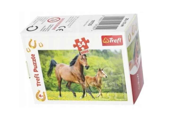 Puzzle 54 mini Świat koni 2 TREFL, Trefl