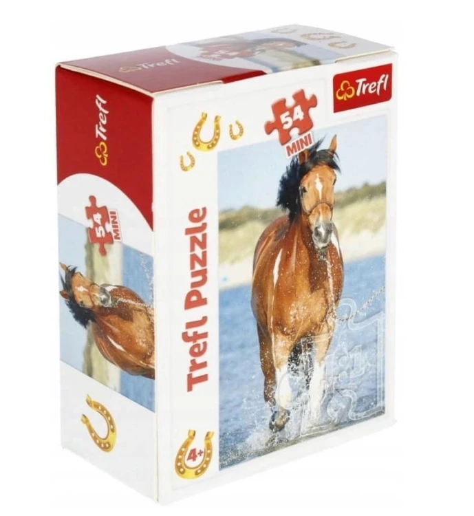 Puzzle 54 mini Świat koni 1 TREFL, Trefl